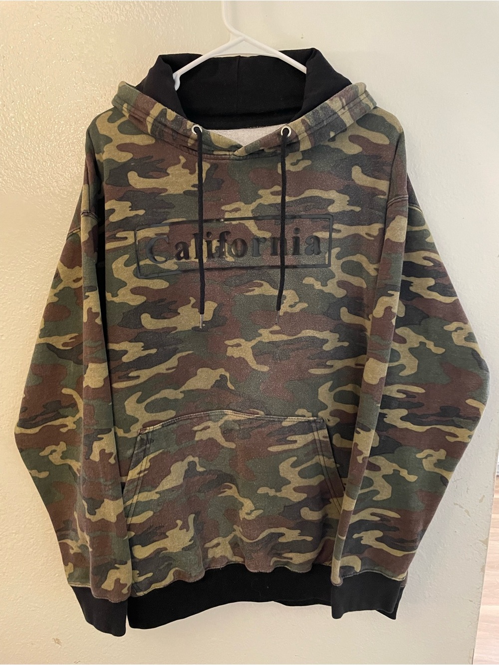 California Camo Pullover Hoodie - Green Camo